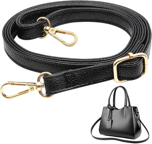 Leder taschengurt schwarz - taschengurt,