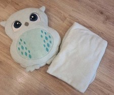 *Fidibus* Eule* 2 In 1/Decke + Kissen 