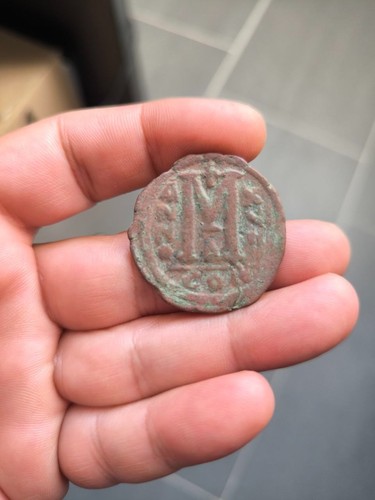Ancient byzantine coin - ancient,