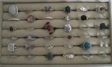 Konvolut Modeschmuck  36 Ringe