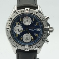 BREITLING COLT CHRONO HERREN UHR A13035 STAHL 40MM AUTOMATIK BLAU BR578