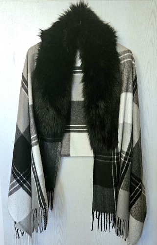 Schöne poncho mit - schöne,
