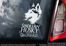 Husky - Auto Fenster Aufkleber