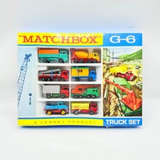 Matchbox Lesney G-6 Commercial Truck Gift Set Rare Regular Wheels Set