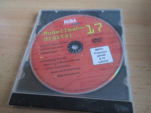 Miba extra dvd - dvd-rom, modellbahn