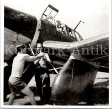 E644 Foto Wehrmacht Archiv Repro Luftwaffe Flugzeug Ju87 frühe Stuka Emblem 