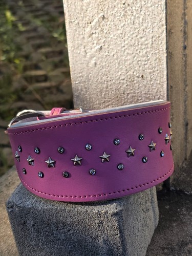 Hundehalsband 47cm leder - 47cm,
