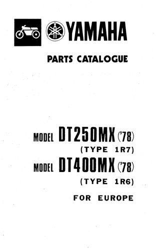 Yamaha 250 - dt,