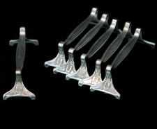 Satz vers. Jugendstil Messerbänkchen - A. Wellner - Entwurf: wohl Peter Behrens