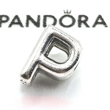 Pandora Charm "Buchstabe E" 797470 Alphabet Charm Silber Original 