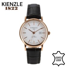 KIENZLE 1822 Damenuhr Quarz, Datum, Leder Armband  5 Bar W.R.  AN4-KIAU-LL