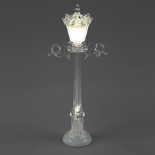 Laterne 27 cm LED-Licht Acryl