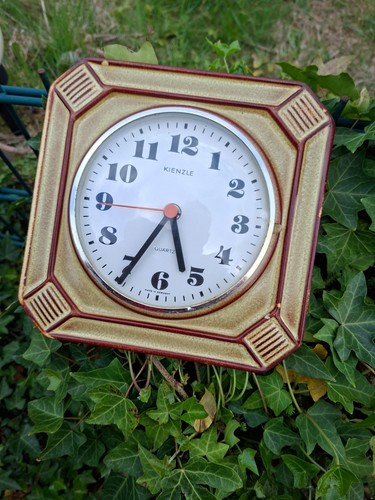 Kienzle keramik wanduhr - wanduhr, braun