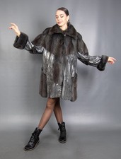 16492 TOLLER ECHTER FUCHS MANTEL LUXUS PELZ JACKE SWINGER PELZ WUNDERSCHÖN GR. 3XL