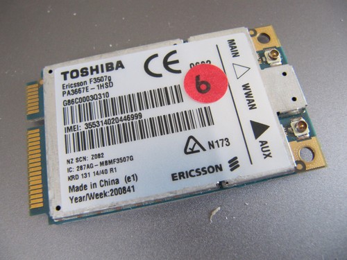 Ericsson wwan modul f3507g - wwan,