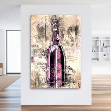 LEINWANDBILD CHAMPAGNER POP