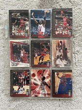 ü300 Sammelkarten aus den 1990ern (Basket-, Fuß- und Baseball; M. Schumacher)