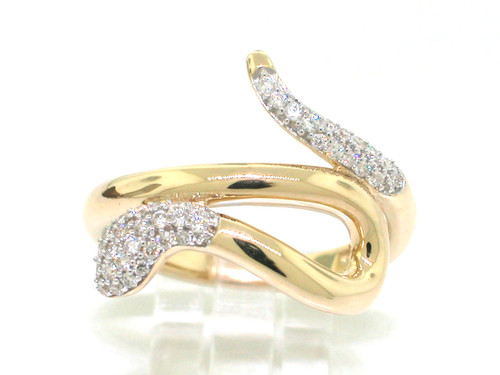 Schlangenring ring 585 - schlangenring,
