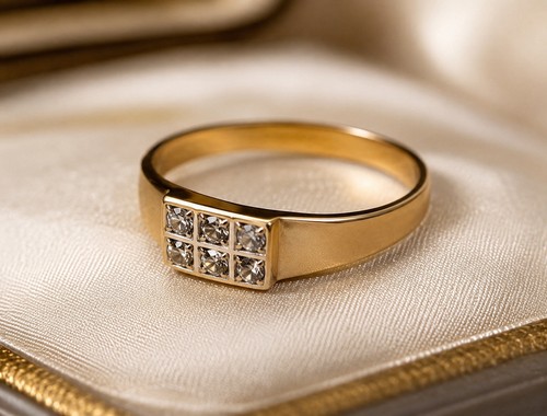 Vintage damenring aus - vintage,
