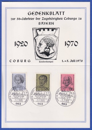 Bund 1970 berühmte jubilare - bund,