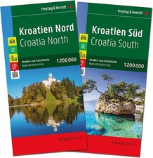 Kroatien, Straßenkarten-Set