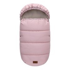 Fußsack Babyschale für Kinderwagen Buggy Universal Winter Baby (rosa, 90x48 cm (