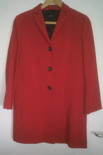 Rote lange Blazerjacke/Mantel