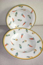 (3177) 2 Villeroy & Boch A La Ferme Suppenteller Fine Vilbo China