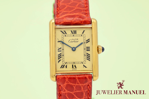 Cartier tank vermeil - tank,