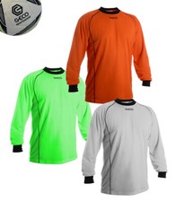 Geco Torwart Trikot Zonda mit Ellenbogenpolster Fußball Goalkeeper Shirt SALE