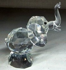 Swarovski Figuren Tiere Elefant Glaselefant Kristalltiere Sammlerfigur filigran