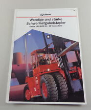Prospekt Schwerlastgabelstapler Kalmar LMV DCB 28 - 52 Tonnen Serie von 1994