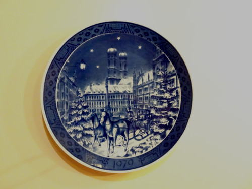 Bavaria porzellan wandteller - porzellan,
