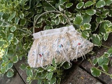 Kleine Vintage Glitzer/Pailletten Tasche Ibiza - sehr guter Zustand - wie NEU