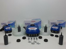 Osaga MK 9501,9502,9510 Sauerstoffpumpe Teichbelüfter Membranpumpe Luftpumpe Set