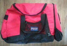 JanSport große Reisetasche, Sporttasche mit kleinen Rucksack, rot, sehr gut