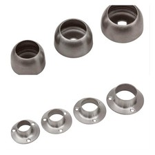 Edelstahl Wandflansch