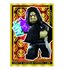 LE8 - Darth Sidious - Limitierte Karte - LEGO Star Wars Serie 4