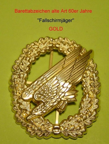 Fallschirmjäger in gold - ",