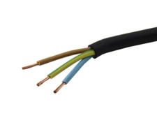 Outdoor Gummi Kabel schwarz