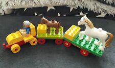 Lego Duplo Pferd / Pony / Pferdetransport = Zubehör für Reitstall / Reiterhof