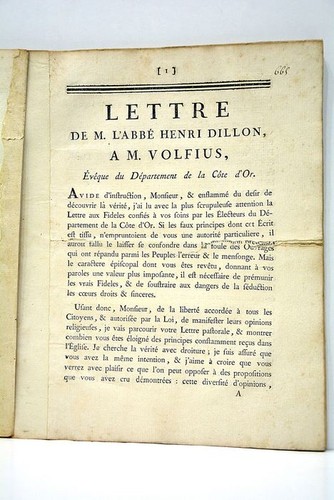 Brief von abbé henri - brief,