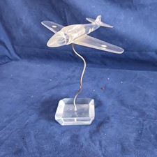Antikes Plexiglas Flugzeug