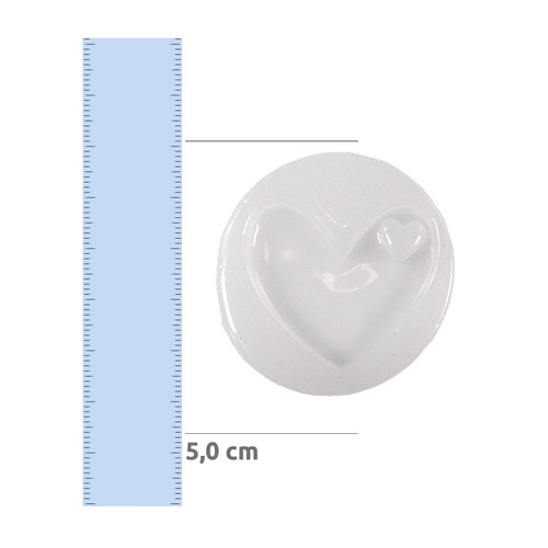 Silikonform herz groß - silikonform,
