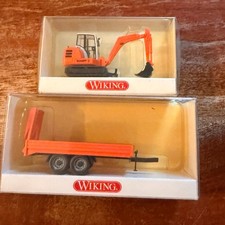 WIKING Lot Bagger und Hänger Schaeff  1/87 H0 OVP