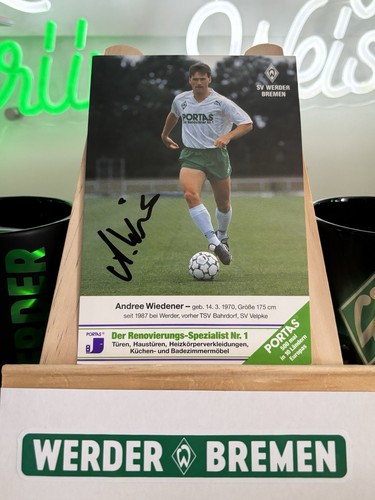 Werder bremen autogrammkarte - bremen,