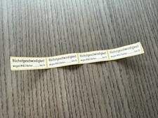 Winterreifen Höchstgeschwindigkeit M + S Reifen km/h Oldtimer Aufkleber Vintage