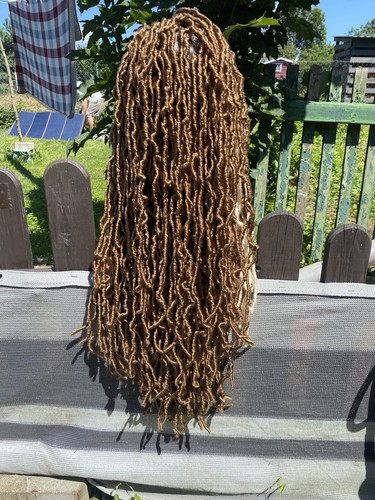 Lace front wig handmade - lace, locs