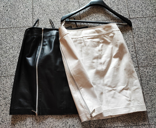 Cass damen leder bleistiftrock - damen,