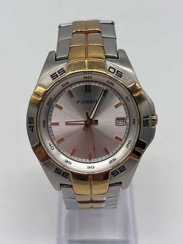 Fossil herrenuhr bicolor stahl - fossil,